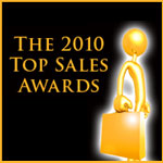 The 2010 Top Sales Award logo